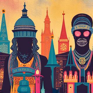 Album art for a compilation featuring various local London artists